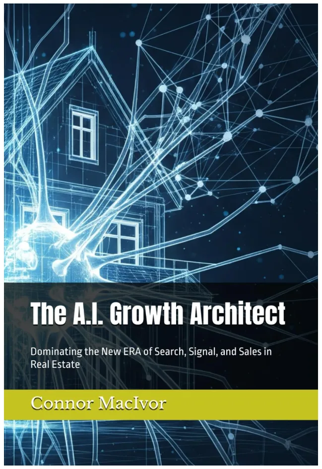 Ai Growth architect book cover by connor macivor, connor with honor