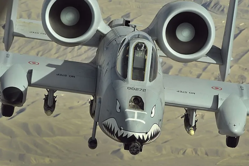 Flying Tiger A-10 over Afghanistan
