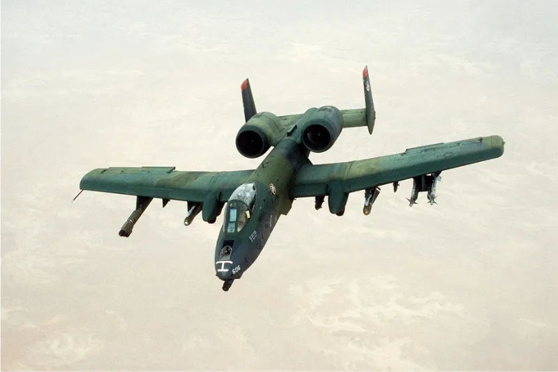 A-10 over the skies of Iraq during Desert Storm