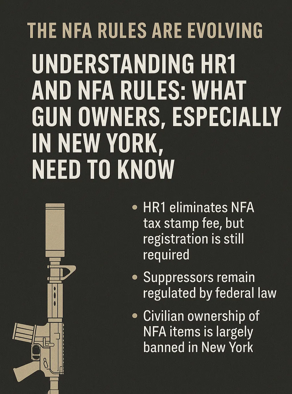 HR1 and the NFA: What Gun Owners Need to Know—Especially in New York