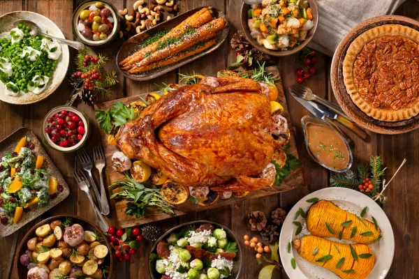 Turkey Holiday Dinner Feast