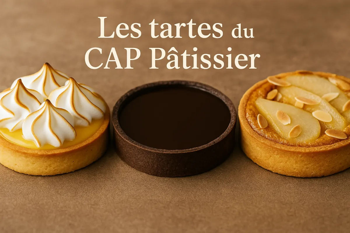 Tartes incontournables CAP Pâtissier : les recettes classiques à maîtriser pour l’examen 