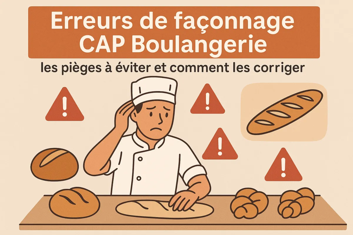 Erreurs de façonnage CAP Boulangerie : les pièges à éviter et comment les corriger 