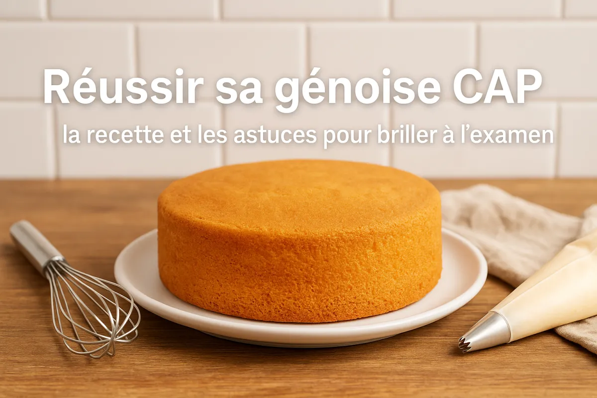 Réussir sa génoise CAP : la recette et les astuces pour briller à l'examen