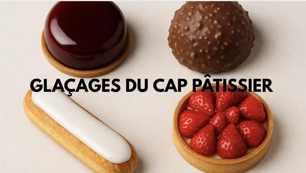 Les glaçages en pâtisserie : miroir, fondant, neutre – techniques à maîtriser pour le CAP Pâtissier