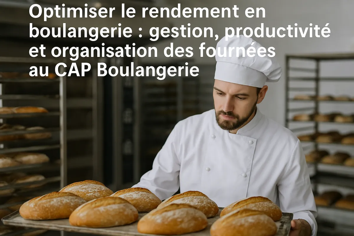 Optimiser le rendement en boulangerie : gestion, productivité et organisation des fournées au CAP Boulangerie
