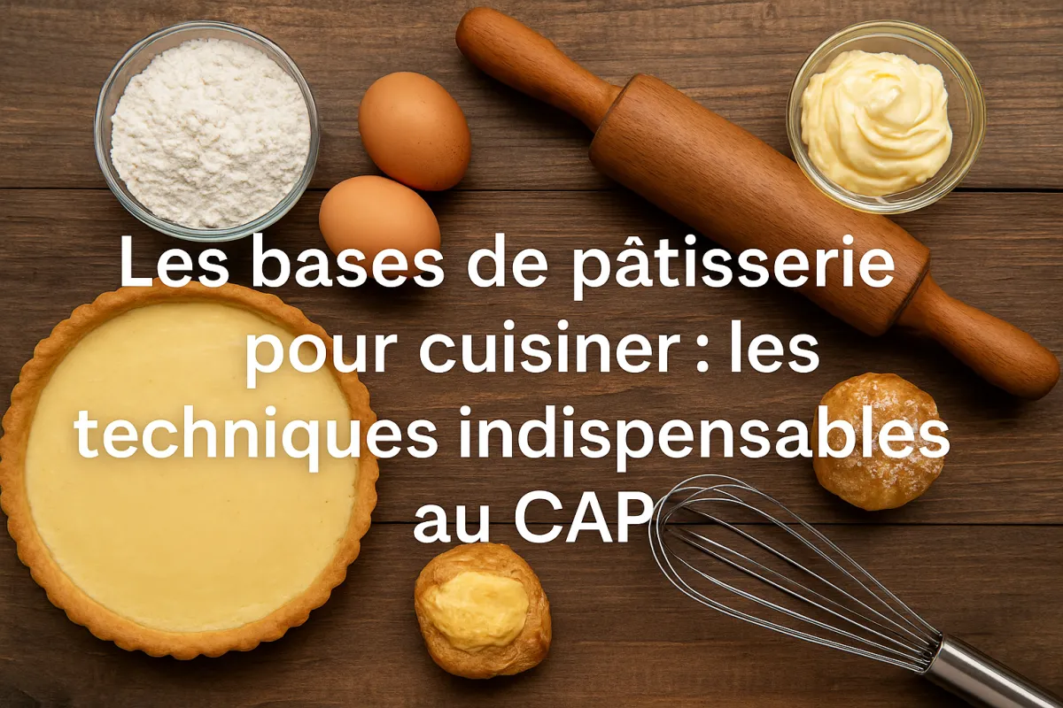 Les bases de pâtisserie pour cuisiner : les techniques indispensables au CAP