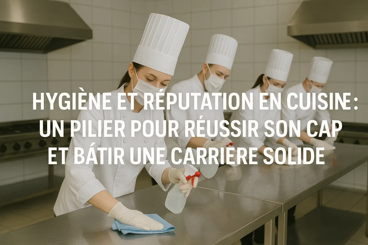Hygiène et réputation en cuisine : un pilier pour réussir son CAP et bâtir une carrière solide
