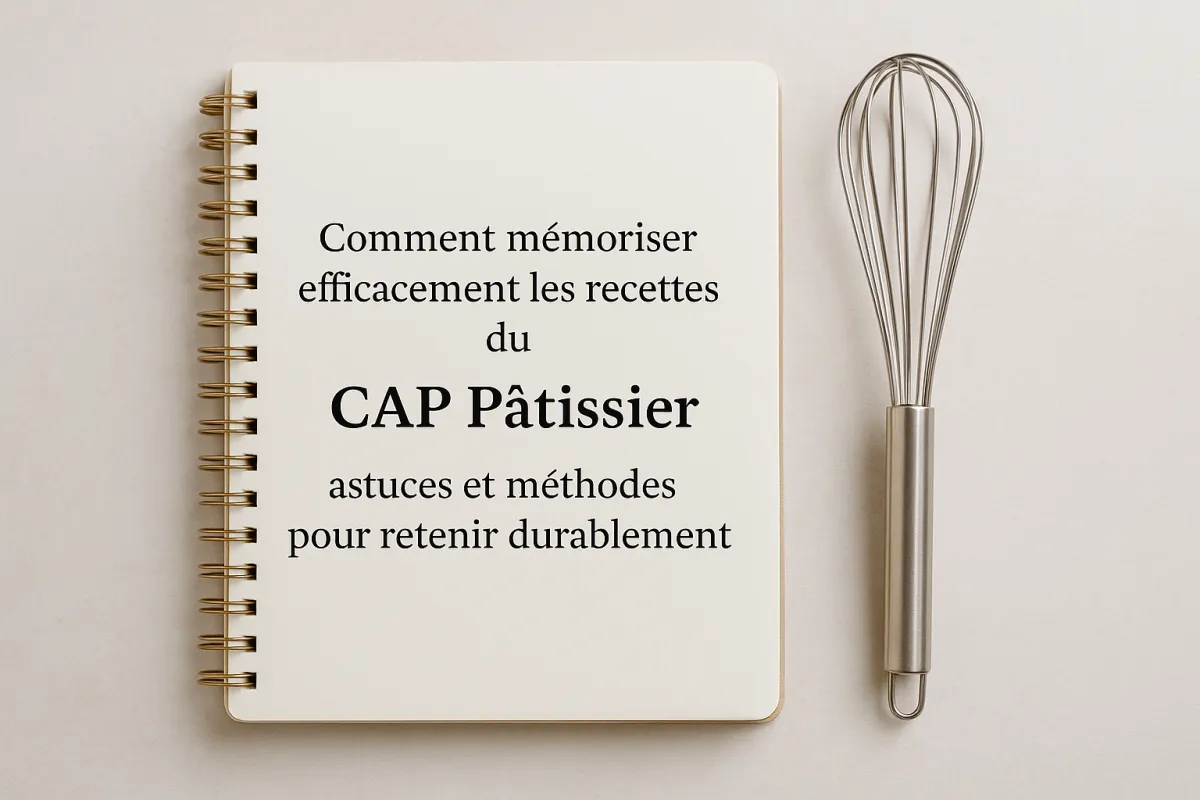 Comment mémoriser efficacement les recettes du CAP Pâtisserie : astuces et méthodes pour retenir durablement