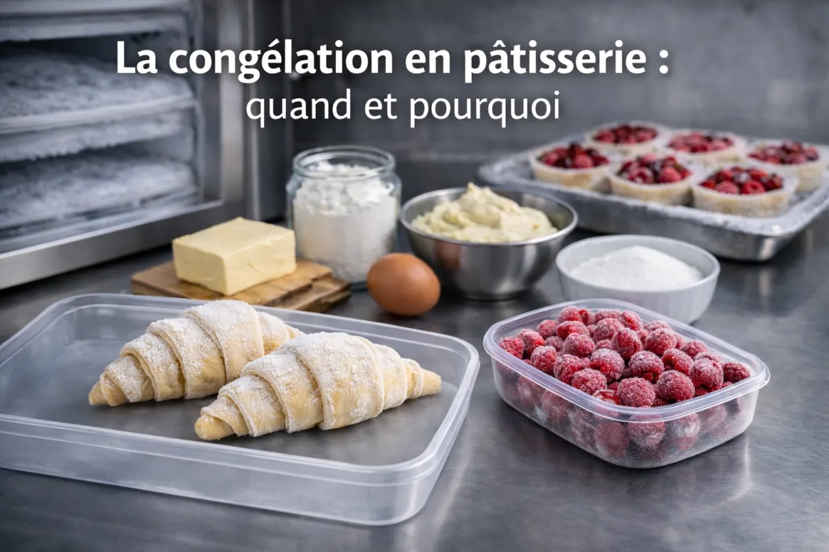 Congélation en pâtisserie : quand, pourquoi et comment bien congeler sans abîmer les textures (CAP Pâtisserie)