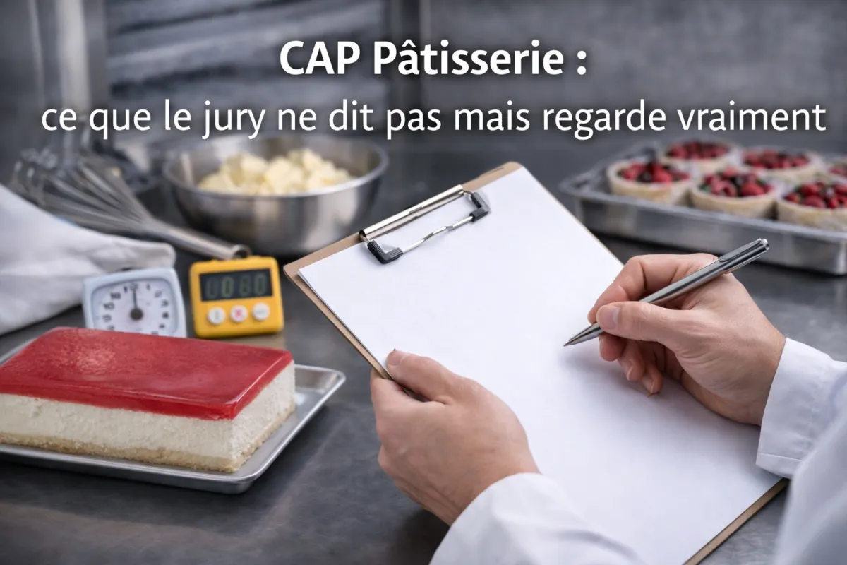 Ce que le jury du CAP Pâtisserie regarde vraiment (et qui fait la différence le jour J)