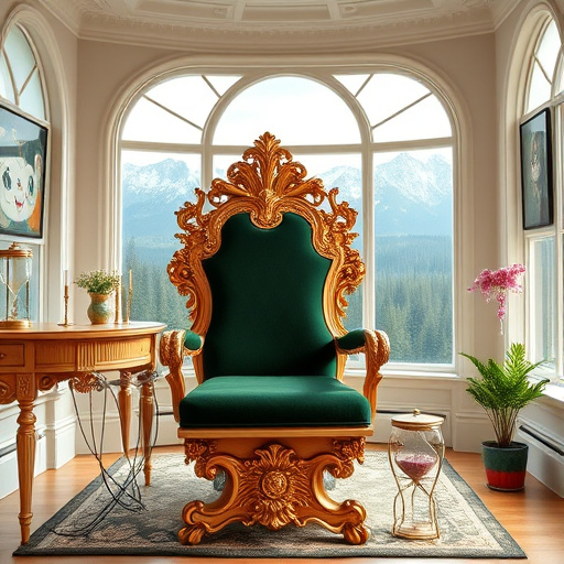An inviting Renaissance-style blog cover image featuring the question "Do I need an oral surgeon for a tooth extraction?" The scene centers on an ornate dental chair placed outdoors in a serene garden, surrounded by lush greenery and blooming flowers that symbolize healing. Ancient stone columns peek through the foliage, adding a sense of wisdom. The atmosphere is calm yet whimsical, encouraging viewers to consider dental health in a relaxed setting. Cartoonish tooth characters with various expressions, from apprehensive to cheerful, wear tiny dental accessories like toothbrush hats and mini floss capes, adding a playful touch. The color palette includes soft pastels, rich greens, and earthy browns, aligning with the Renaissance aesthetic while maintaining a soothing vibe. Delicate clouds and gentle rays of sunlight filter through the leaves, enhancing the peaceful ambiance. Subtle details like ancient scrolls and ornate gold dental instruments surrounding the chair connect modern dental concerns with timeless wisdom, making the theme approachable and engaging for those seeking knowledge about dental health.
