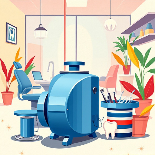 Close-up image of bright, pearly white teeth glimmering under soft light, surrounded by whimsical mint leaves and sparkling dental tools, including a whitening pen and a toothpaste tube with playful designs. In the background, subtle illustrations of Guildford landmarks, like the shopping mall and serene parks, blend with soft pastels and inviting sky blue, creating a fresh, clean vibe. The scene includes cartoonish sparkle effects around the teeth, suggesting a magical transformation, while the DigitalArt style features a vibrant color palette of bright whites, refreshing greens, and sky blues, striking a playful yet professional mood for a dental blog about teeth whitening in Guildford, BC.