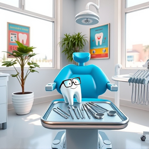 A captivating blog cover image for "Full Mouth Restoration in Mud Bay, BC," features a modern dental office in a serene coastal setting. The focal point is a plush dental chair surrounded by gleaming dental tools displayed on a tray. A panoramic window showcases a breathtaking view of Mud Bay, with gentle waves and lush greenery framing the scene, conveying calmness. Whimsical elements include a small wooden sailboat in the foreground and a playful mobile of dental icons hanging above the chair, creating an inviting atmosphere. The color palette of soft blues and greens enhances the coastal theme and promotes tranquility, while white and metallic accents emphasize cleanliness. The hyperrealistic composition blends clinical care with nature's beauty, evoking feelings of hope and renewal, and invites readers to discover the benefits of full mouth restoration.