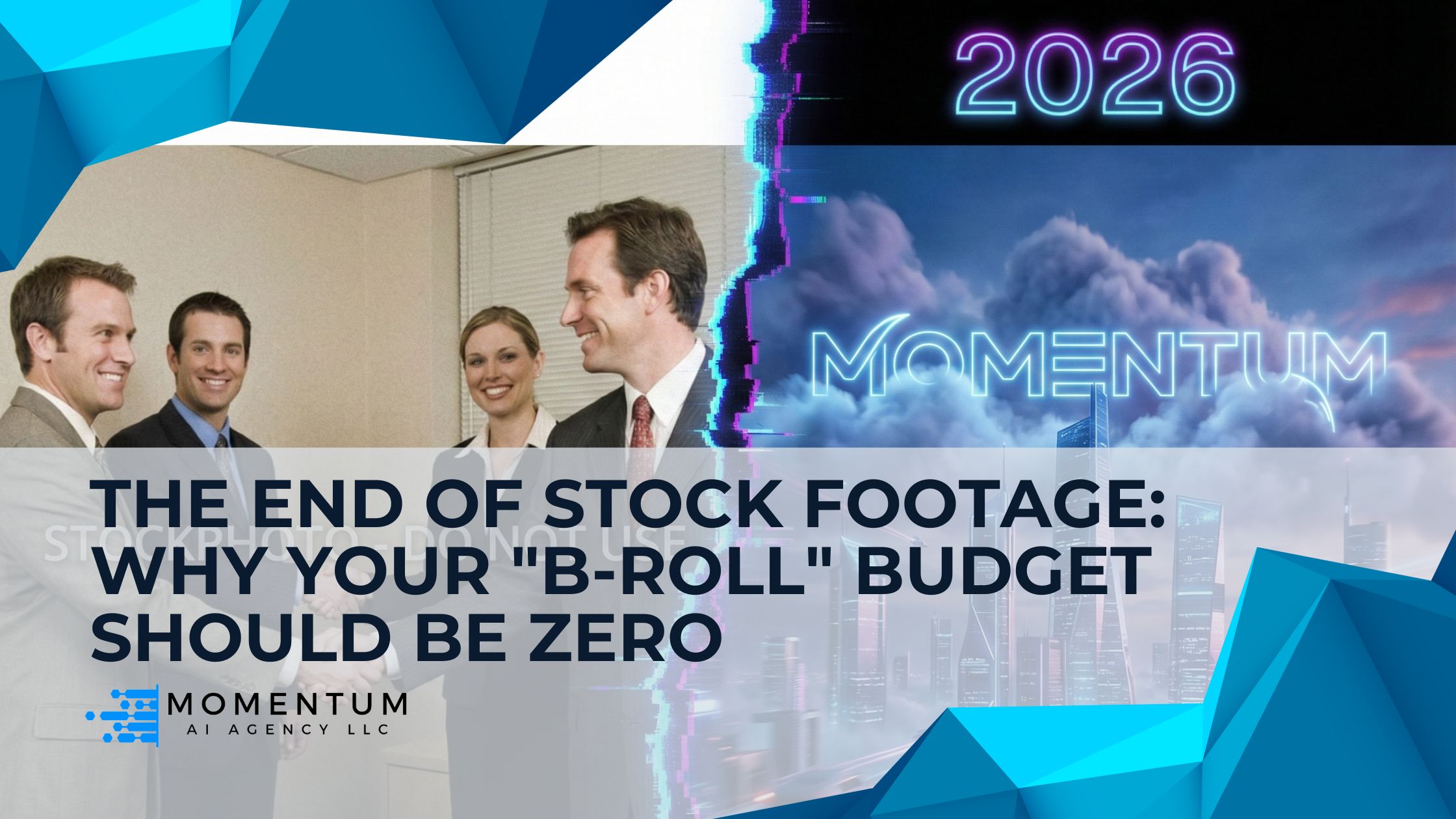 The End of Stock Footage: Why Your "B-Roll" Budget Should Be Zero