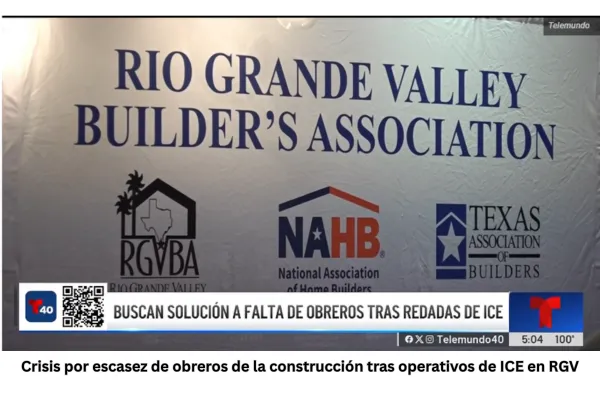 Telemundo: Construction Worker Shortage Crisis After ICE Raids on RGV