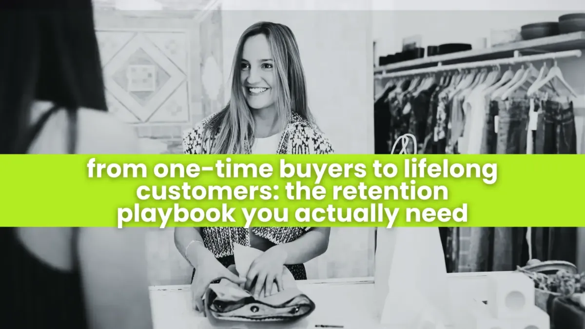 Smiling retail employee at a boutique store helping a customer, representing customer loyalty and client experience in a small business setting.