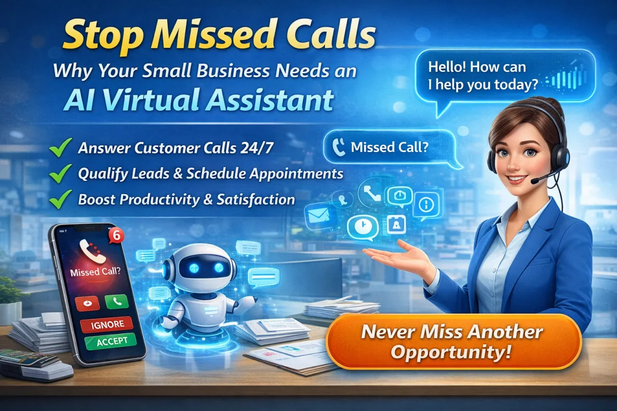Stop Missed Calls: Why Your Small Business Needs an AI Virtual Assistant