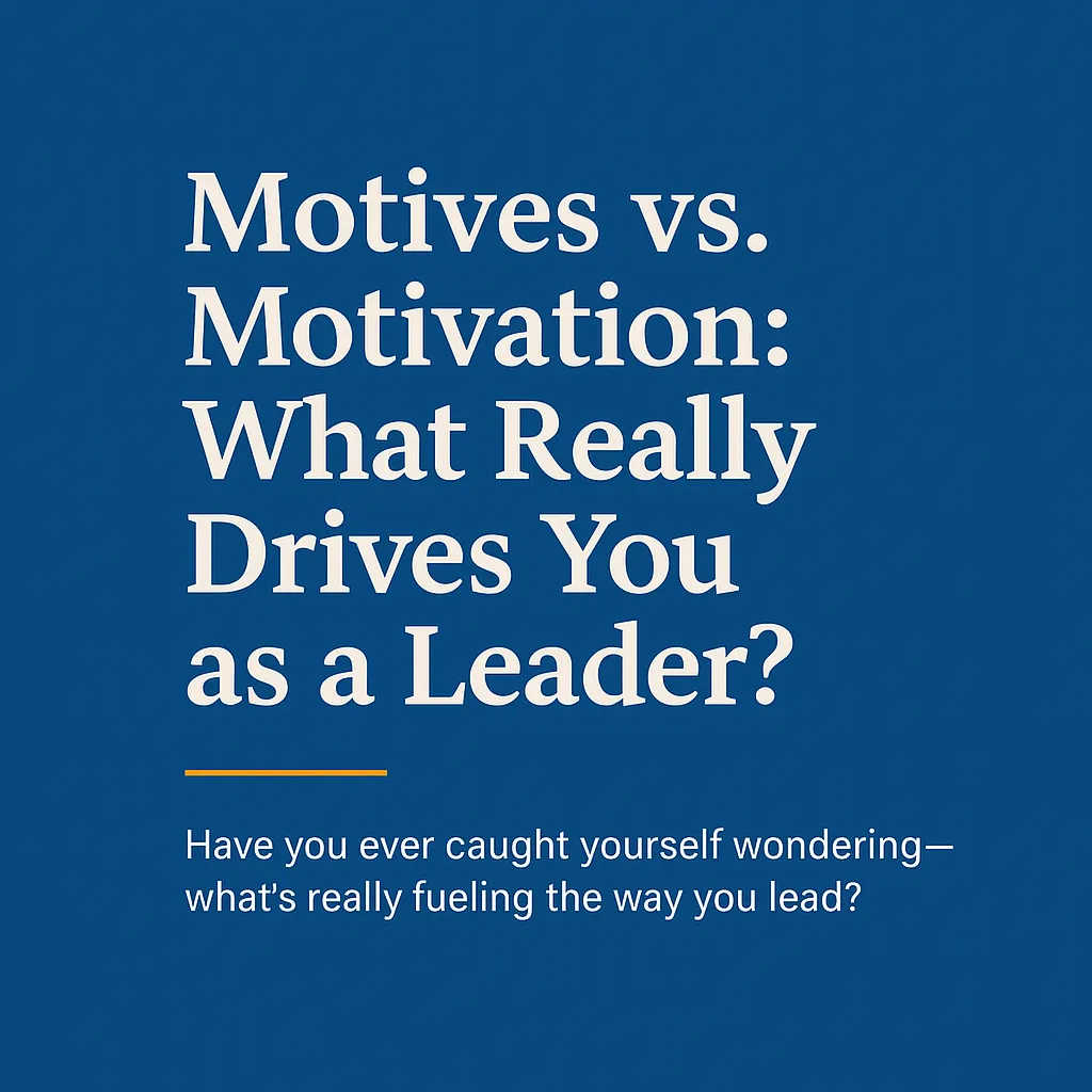 Motivation vs Motives