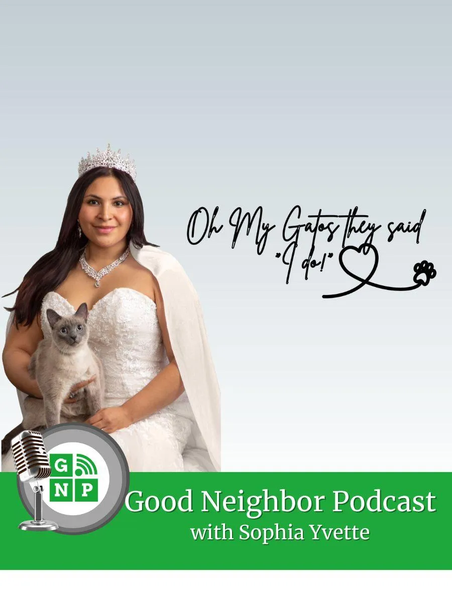 Jeny Rendon with Oh my Gatos, They Said "I Do!"