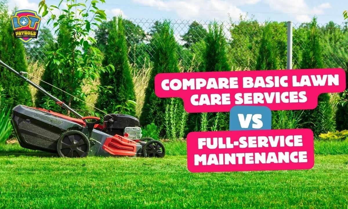 How Do Basic Lawn Care Services Differ from Full-Service Lawn Maintenance?