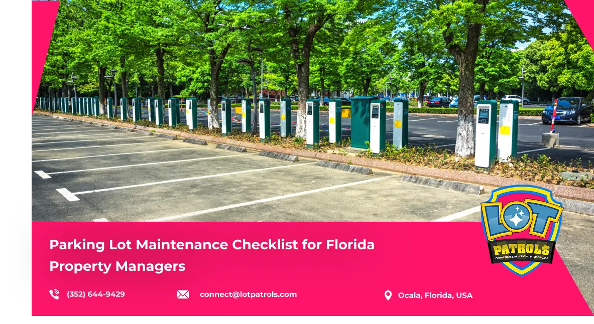 Parking Lot Maintenance Checklist for Florida Property Managers 