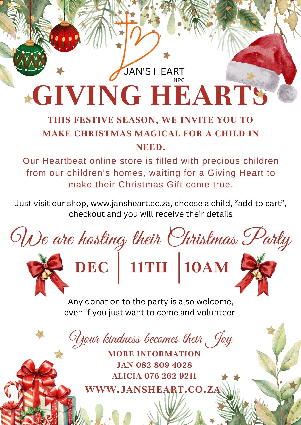 Christmas Gifts for Our Children's Homes