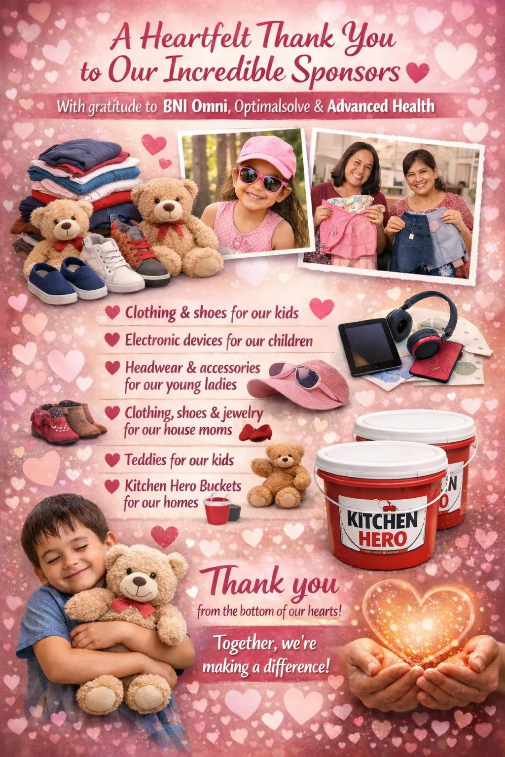 A Heartfelt Thank You to Our Incredible Sponsors