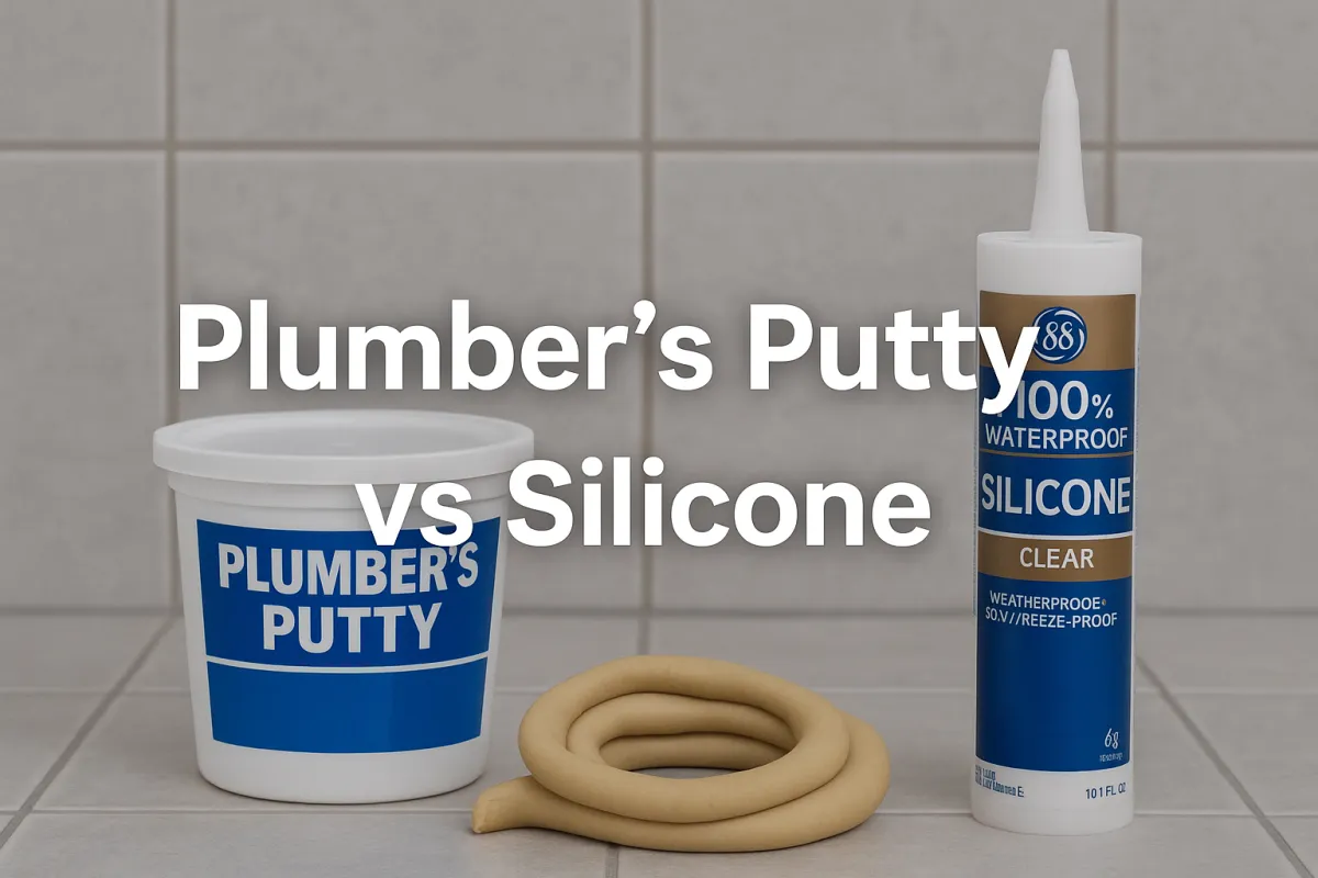 Plumber’s Putty vs Silicone: What’s the Difference & When to Use Each | Trav's Plumbing & HVAC