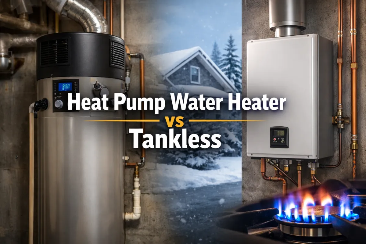 Heat Pump Water Heater vs Tankless | Trav's Plumbing & HVAC LTD.