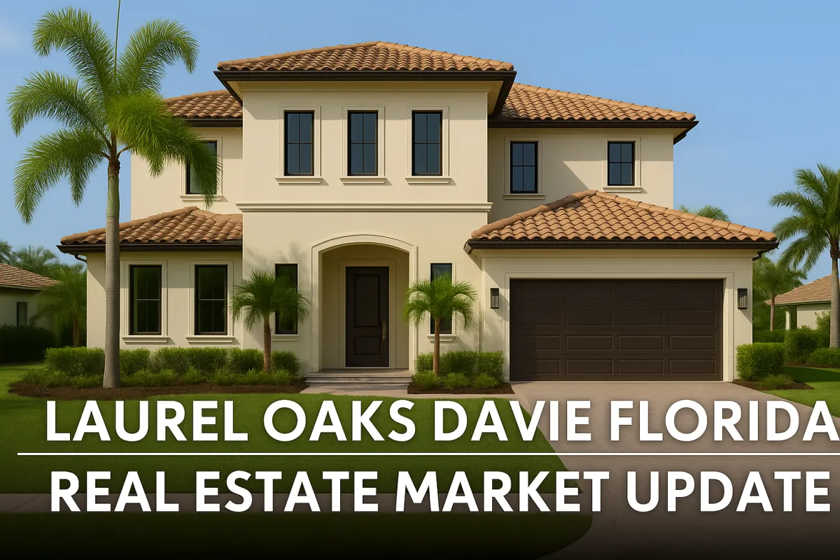 Laurel Oaks Davie Florida Real Estate Market Update July 2025