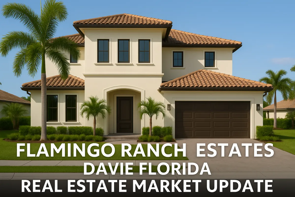 Flamingo Ranch Estates Davie Florida Real Estate Market Update July 2025
