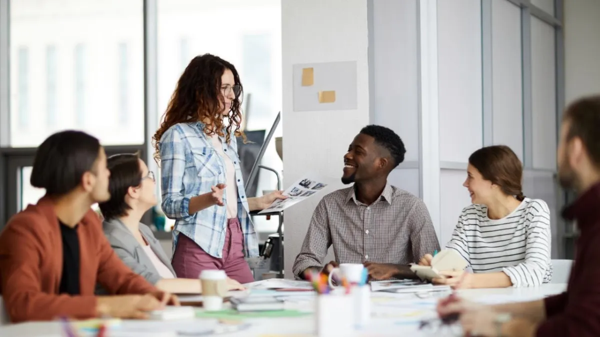 diverse coworkers 