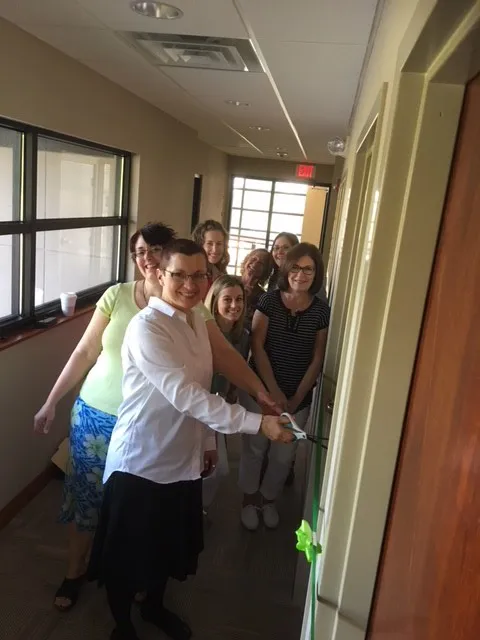 Integrative Medicine of Central New York, PC ribbon cutting for staff introduction and training!