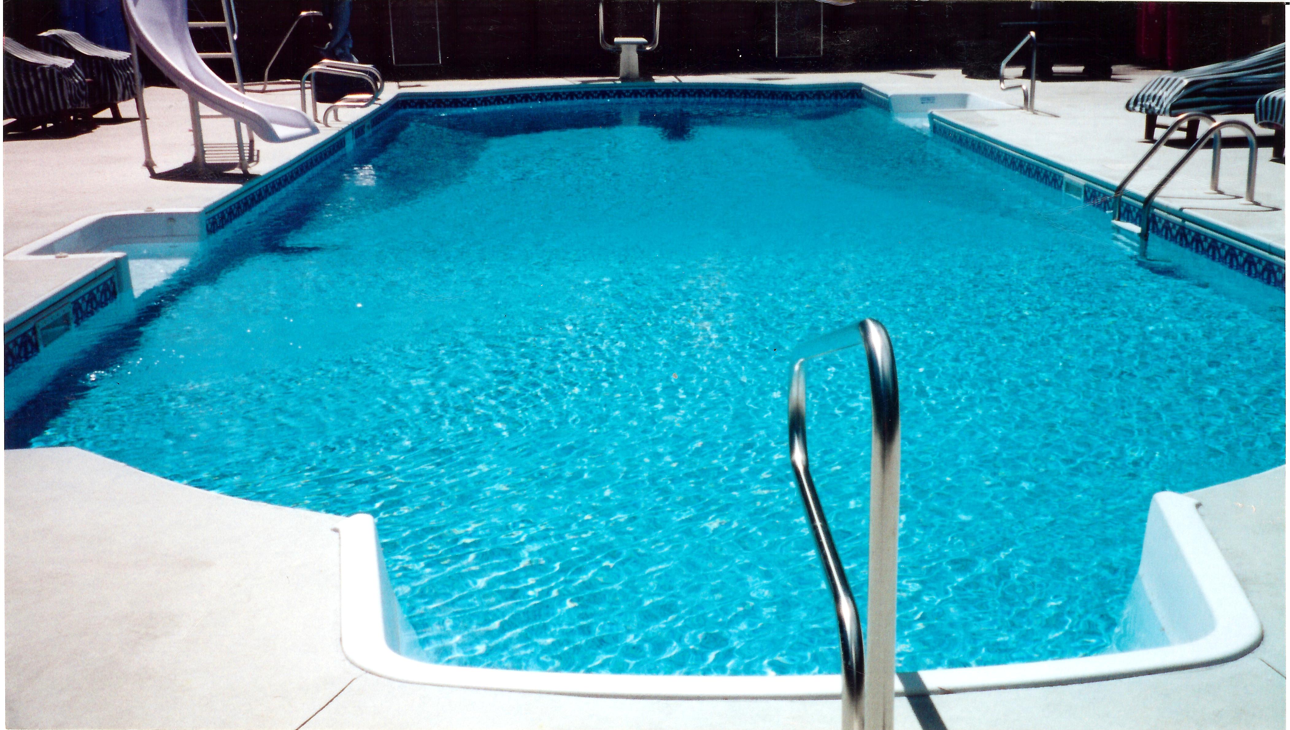 An inground pool installed by Al's