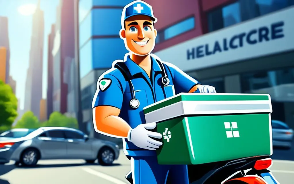 How do i become a local medical courier