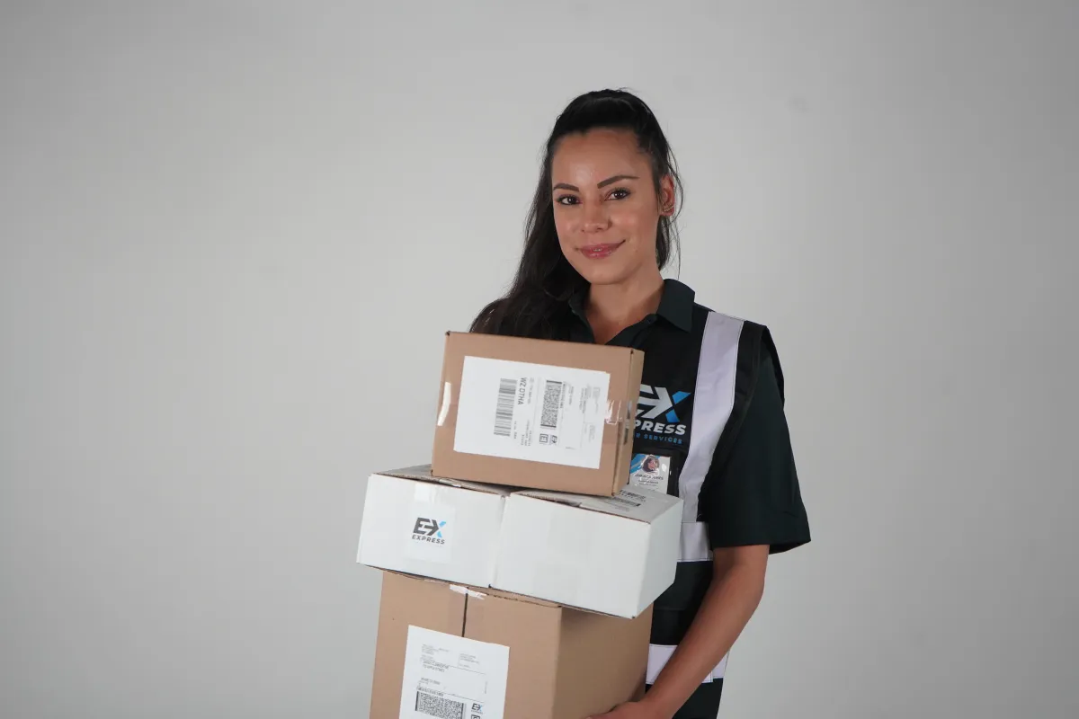 carrying a package