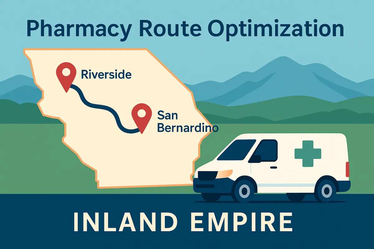 Pharmacy Route Optimization in Riverside & San Bernardino (Inland Empire)