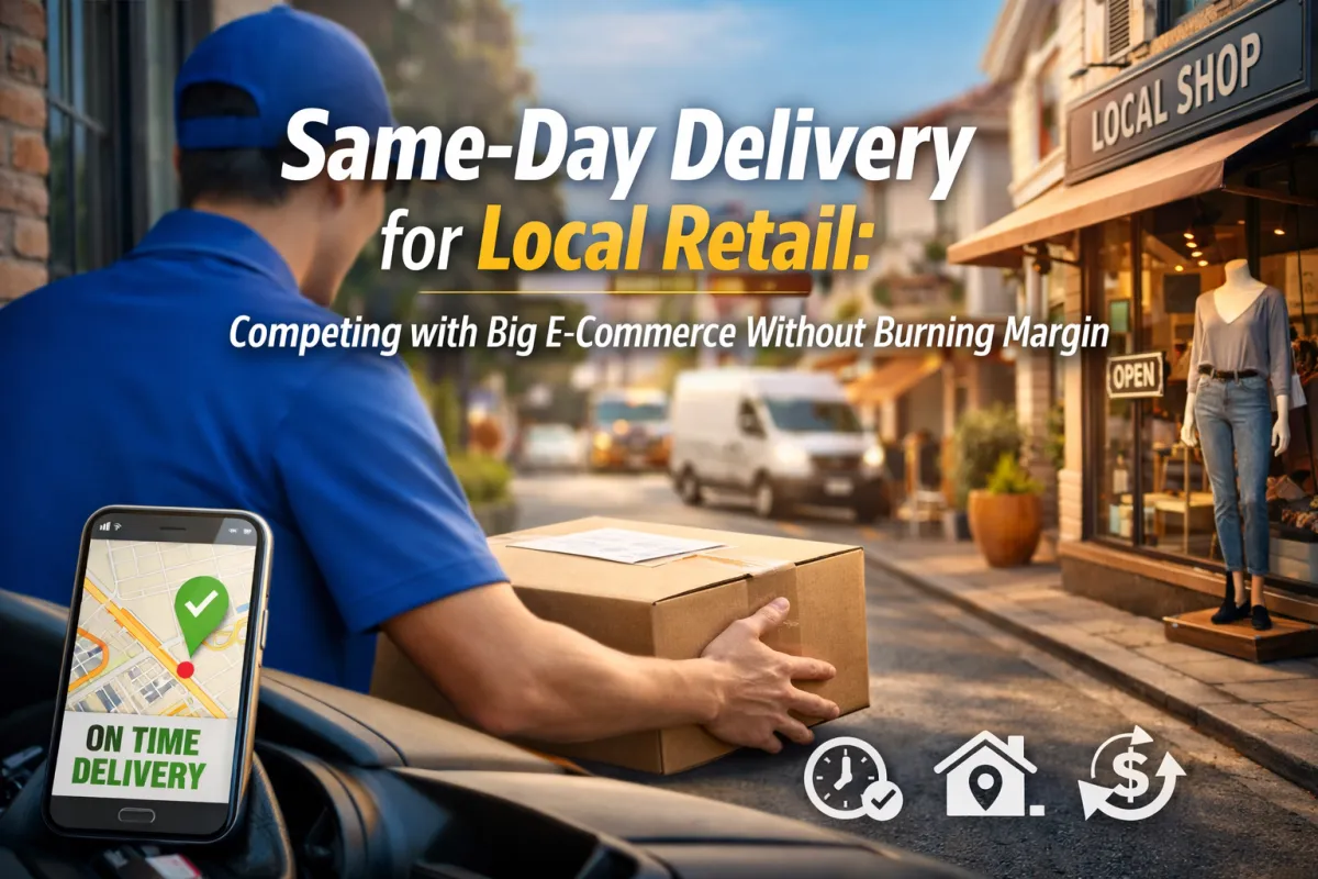 Same-Day Delivery for Local Retail: Competing with Big E-Commerce Without Burning Margin