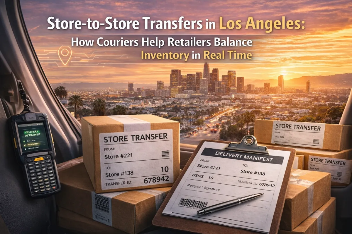 Store-to-Store Transfers in Los Angeles: How Couriers Help Retailers Balance Inventory in Real Time