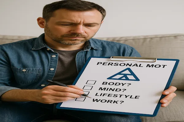 Time for a Personal MOT – Why Men Must Prioritise Their Mental, Physical & Spiritual Wellbeing