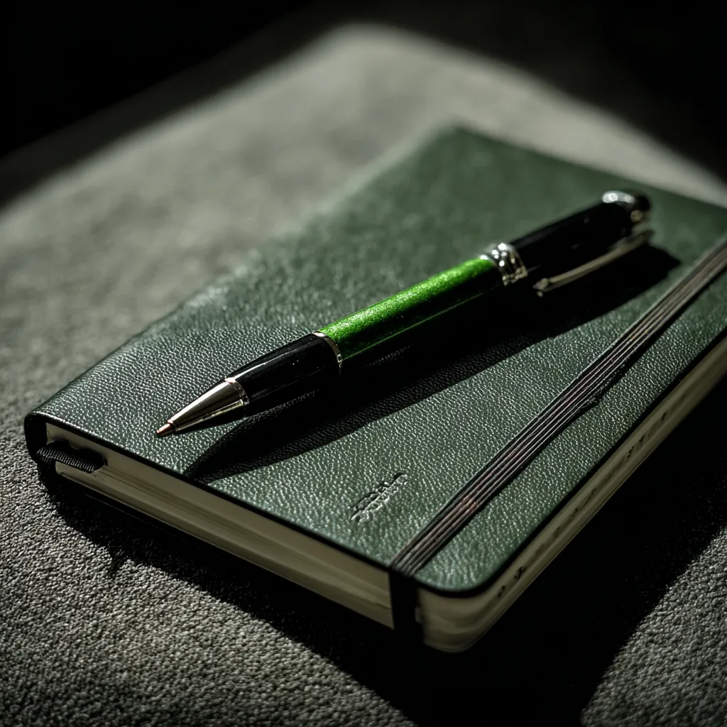 green notebook 