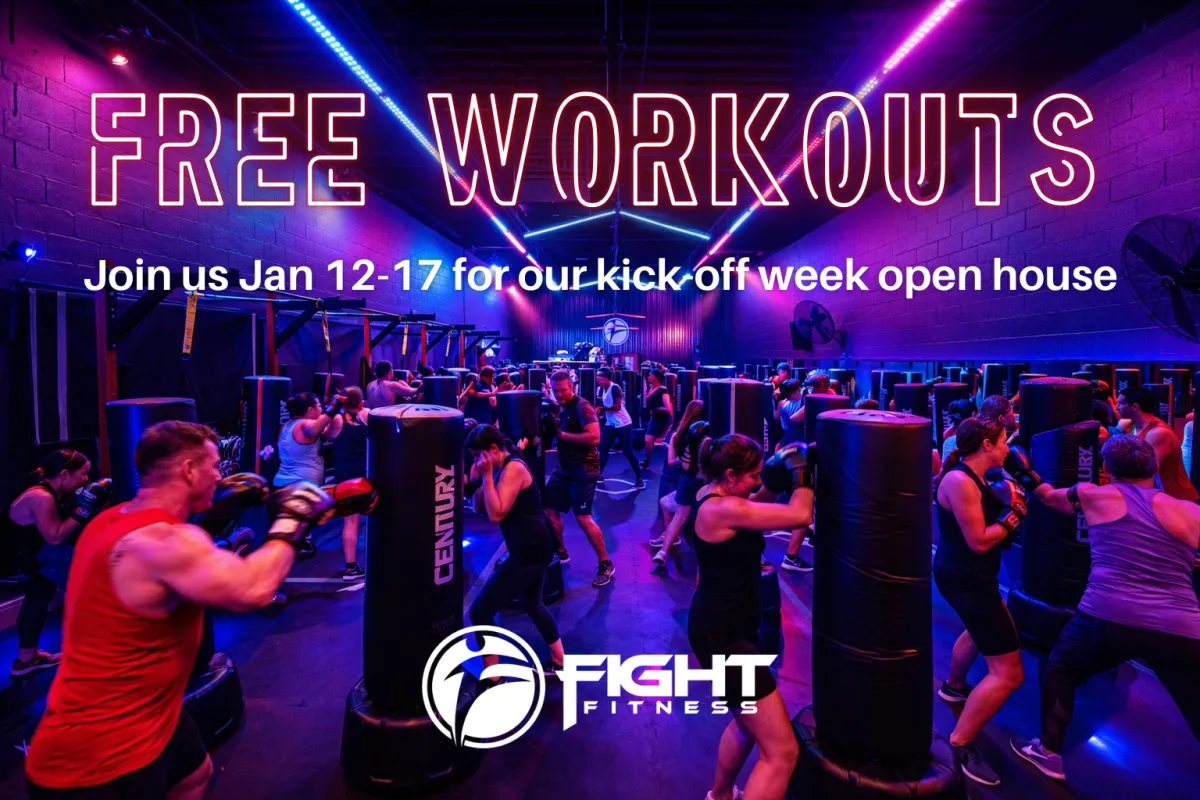 Fight Fitness Markham Kick-Off Week Open House with live DJ workout and youth martial arts programs