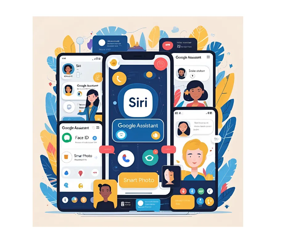 Futuristic digital illustration showing AI technology and workforce collaboration, representing the future of jobs in an AI-driven world.