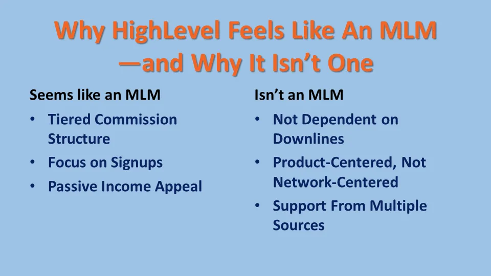 Why HighLevel Feels Like An MLM—and Why It Isn’t One