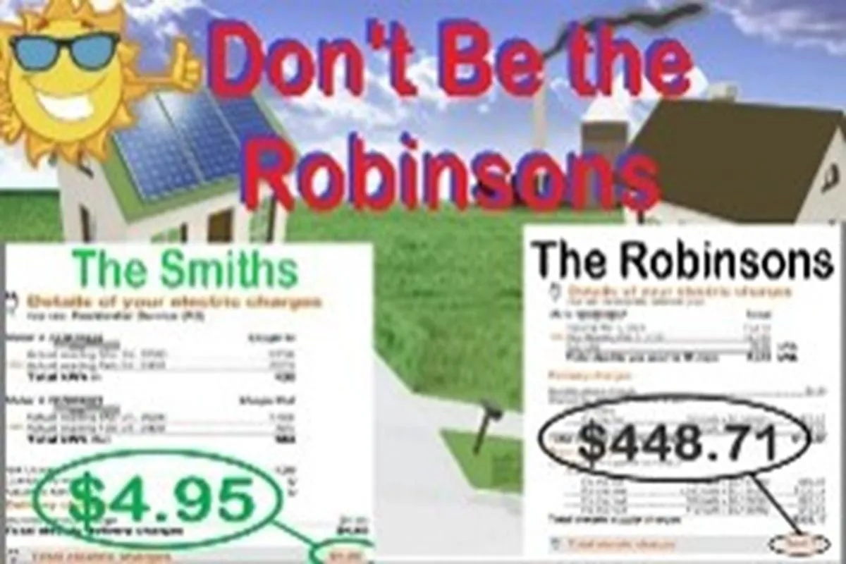 Don't be the Robinsons, Go Solar and Save Your Family!
