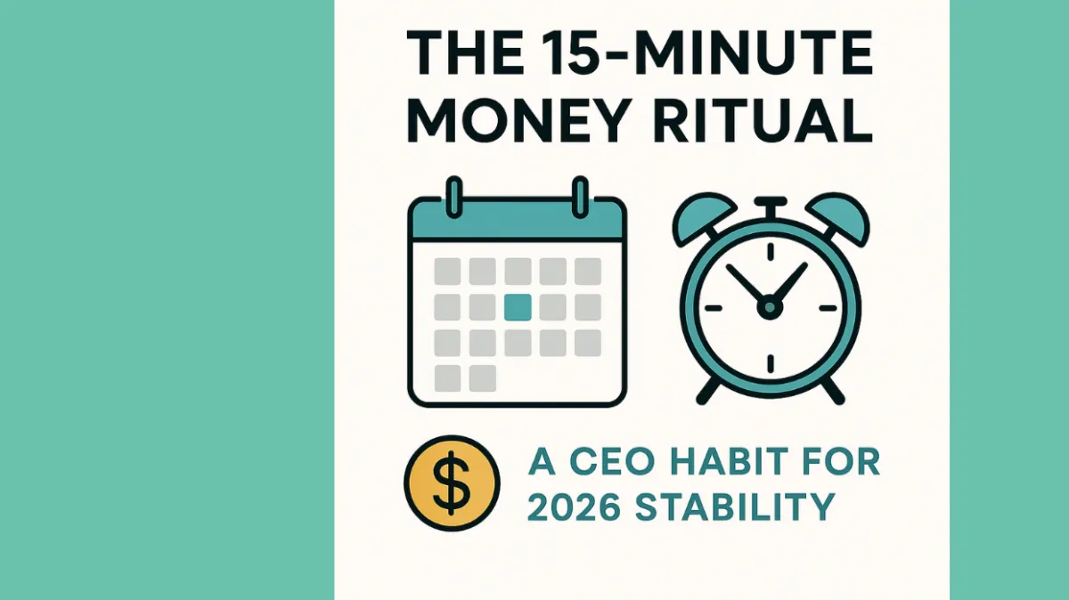 The 15 Minute Weekly Money Ritual