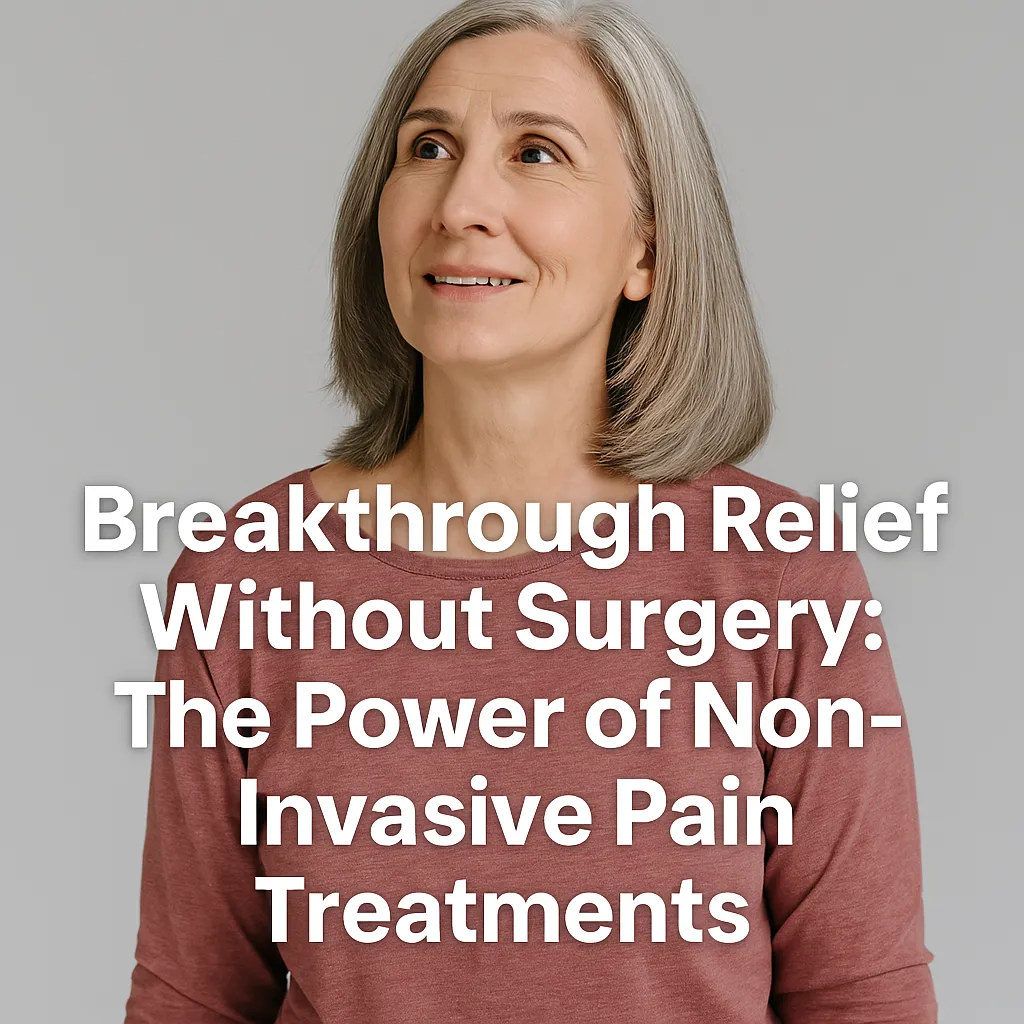 Pain Relief Without Surgery: Embracing Non-Invasive Solutions for a Better Quality of Life