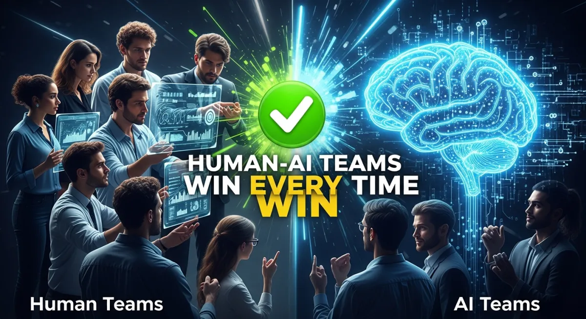 AI and Human Teams Win Every Time