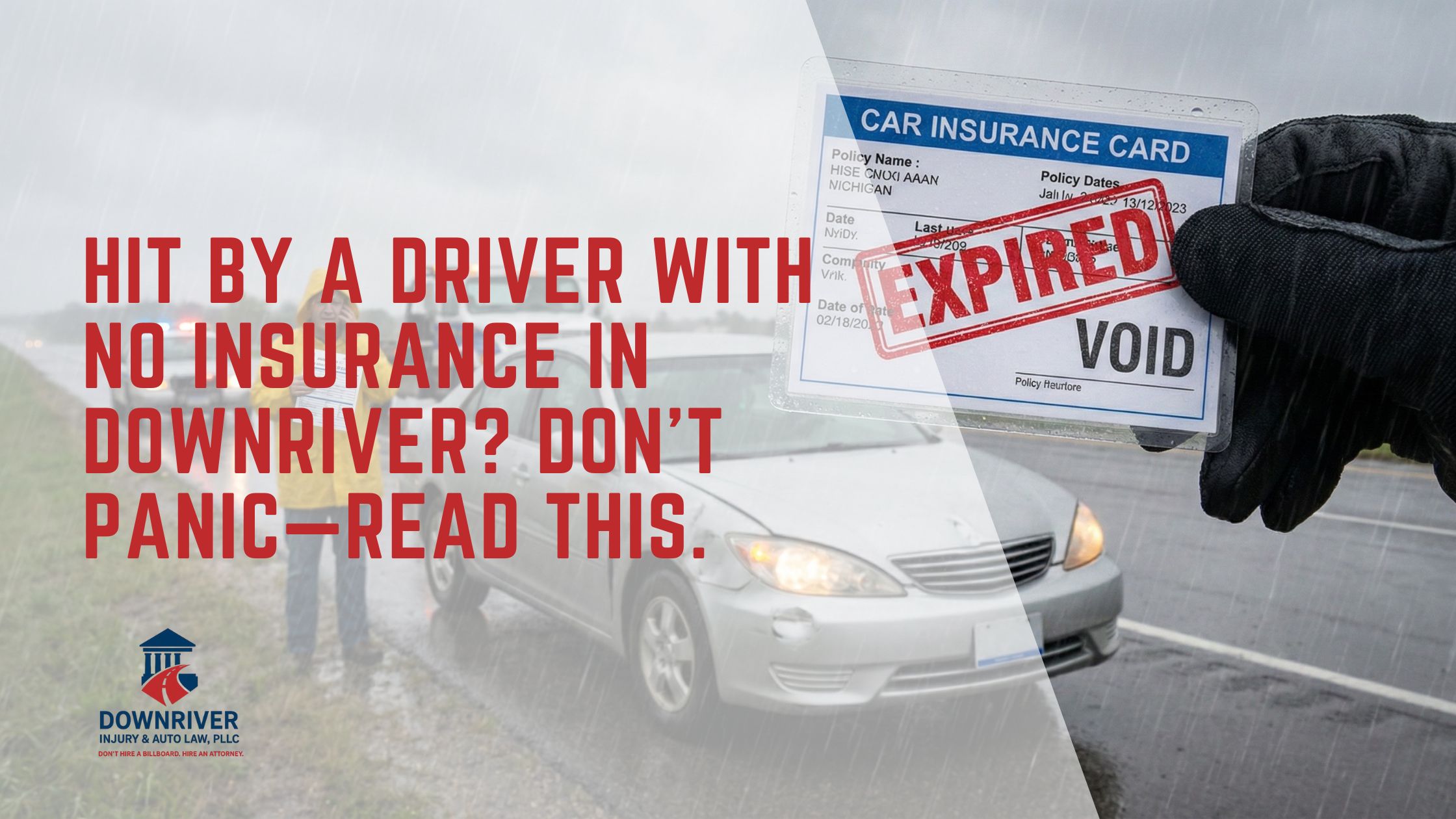 Hit by an Uninsured Driver in Michigan? How UM/UIM Coverage Saves You.